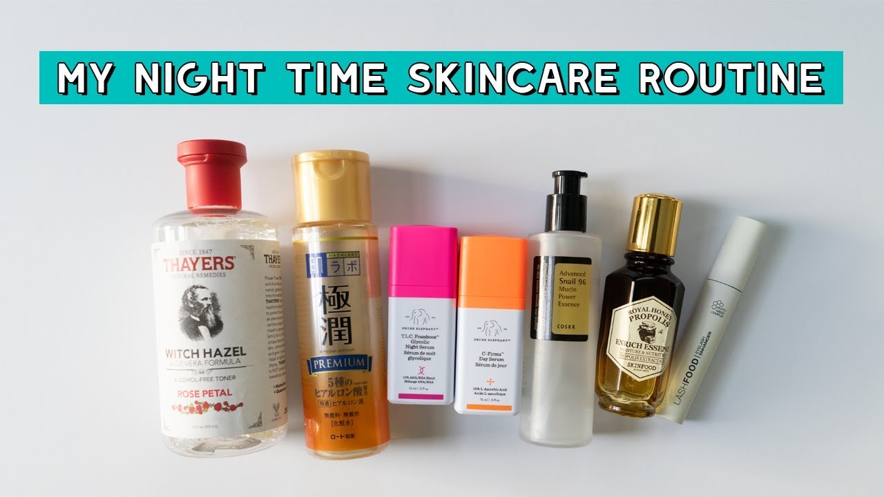 MY NIGHT TIME SKINCARE ROUTINE (FOR ACNE/FUNGAL ACNE PRONE SKIN)