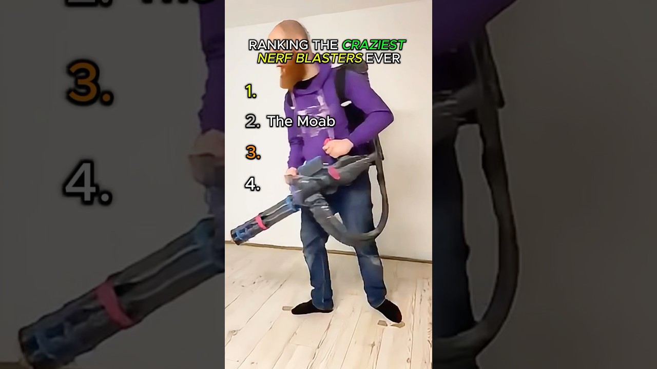 RANKING THE CRAZIEST NERF BLASTERS EVER #blaster #nerf #toys