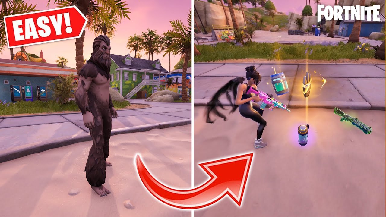 Как стать Бигфутом в Fortnite (полное руководство)