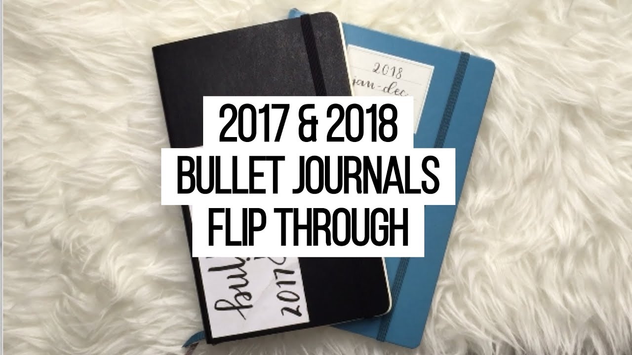 Обзор ежедневника Bullet Journal за 2017 и 2018 годы.