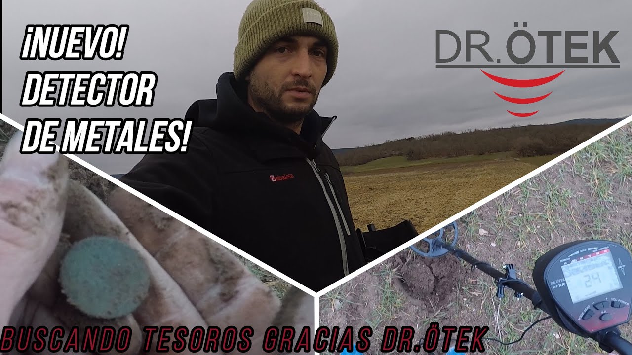 ¡NUEVO! ¡DETECTOR de METALES! DR ÖTEK !! encontramos monedas, botones y mucha basura