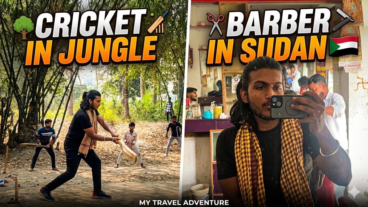 Cricket in jungle 🦌
