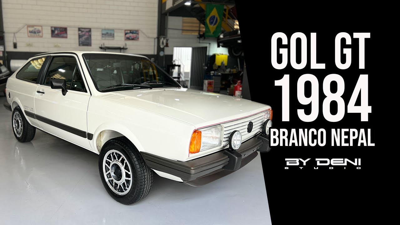 Gol GT 1984 Branco Nepal: raro e diferenciado, confira todos os detalhes desse esportivo nacional!