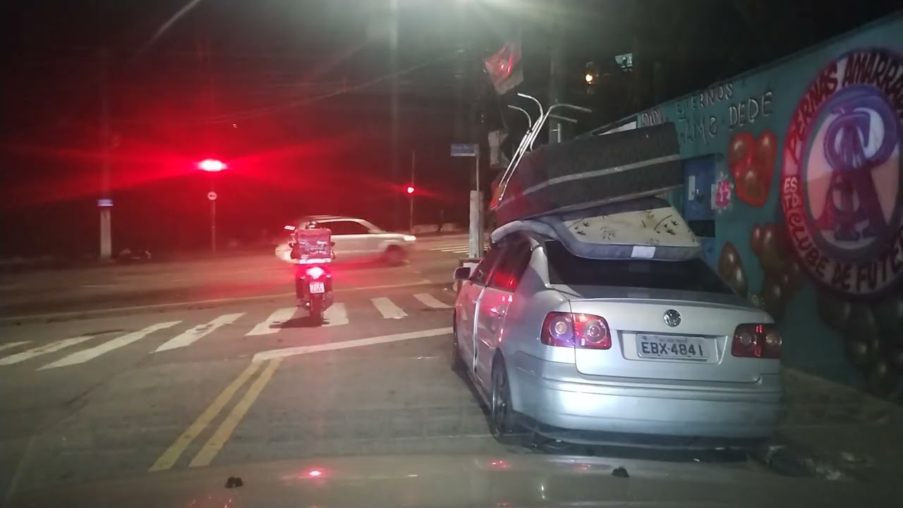 Dirigindo pela zona sul de São Paulo