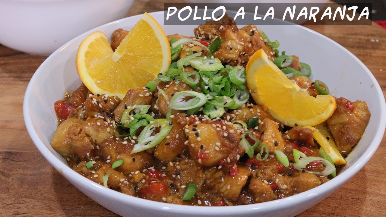 POLLO A LA NARANJA RECETA DE NOCHE BUENA