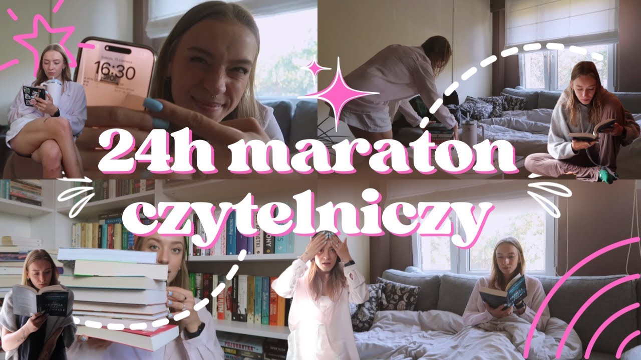 CZYTAM PRZEZ 24 GODZINY! 📚😴 (maraton czytelniczy)