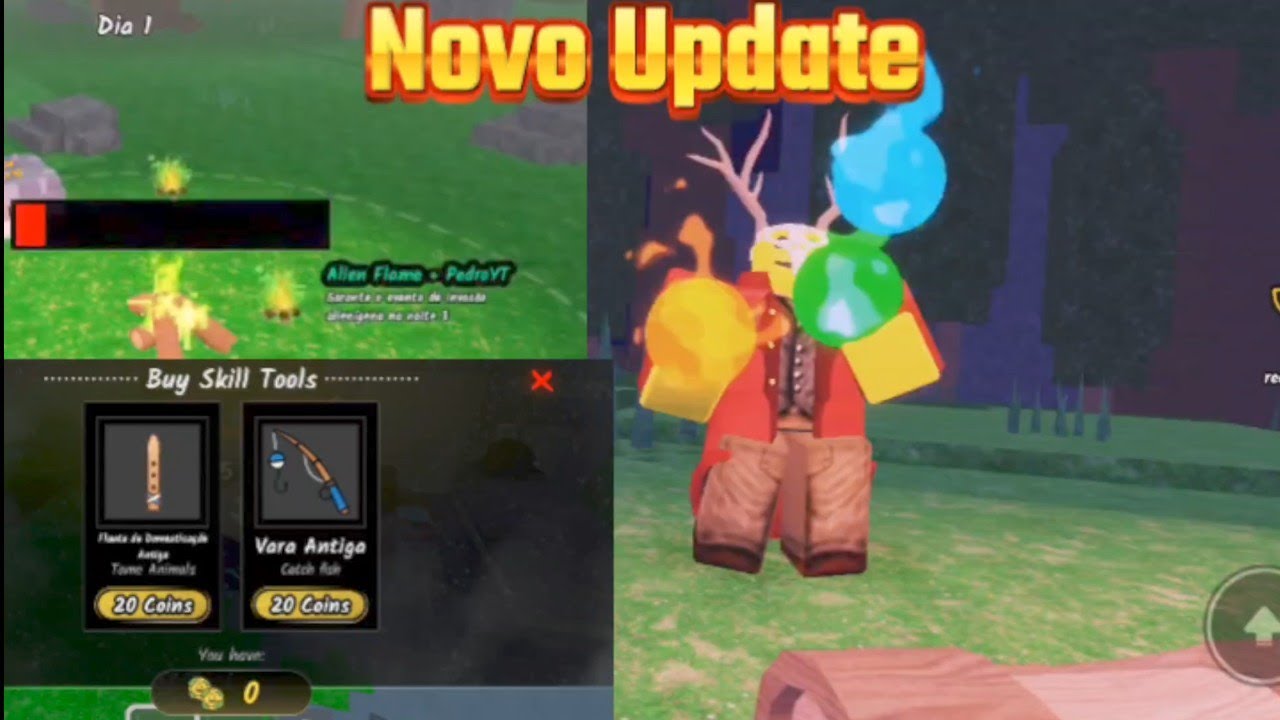Update da melhoria do fogo (99 Nights in the Forest - Roblox)