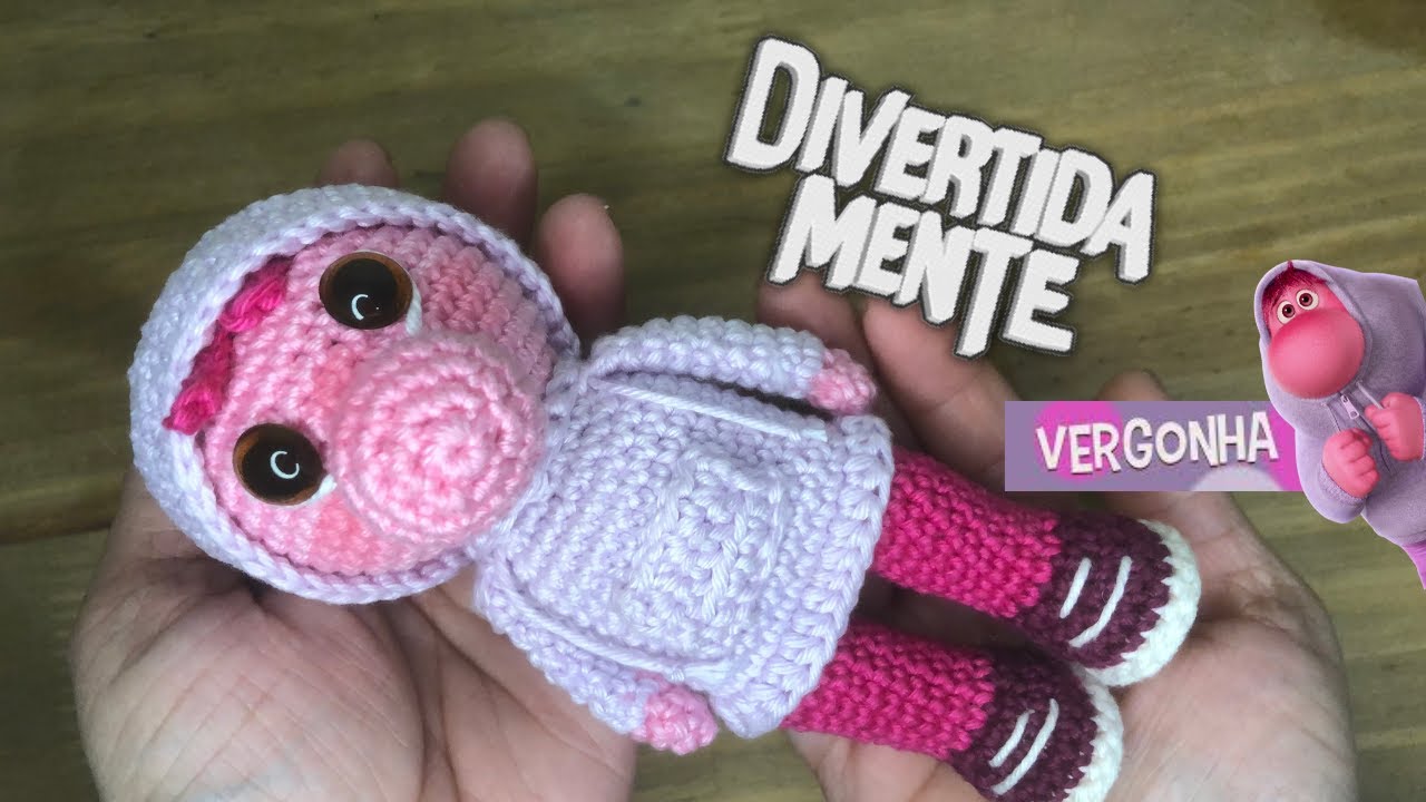 Boneco Vergonha amigurumi | Débora Travasso