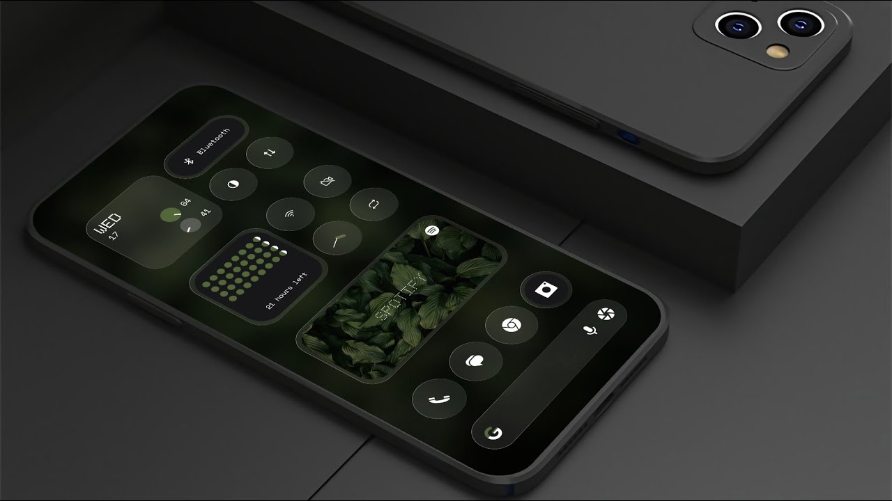 Nothing OS Glass Android Homescreen | Dark Minimal Setup | Nova Launcher