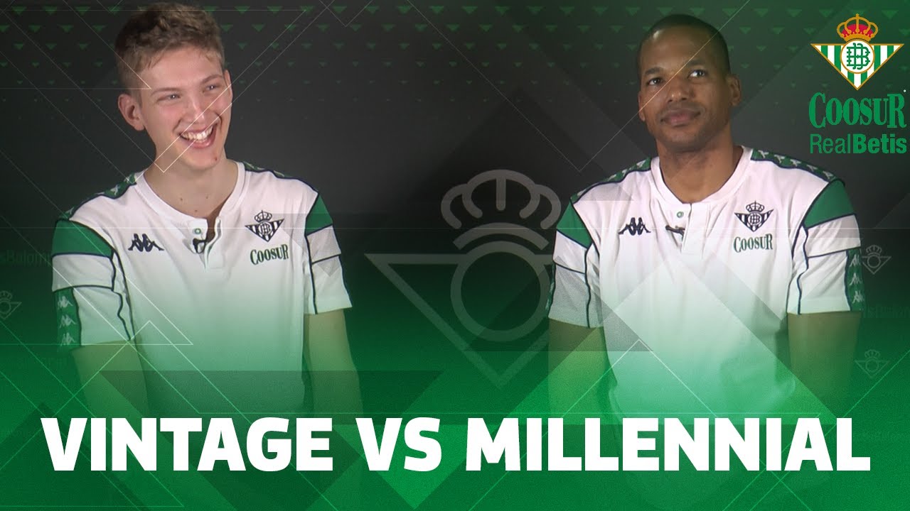 Reto ➡ Vintage 🆚 Millennial... con Luis García y Eulis Báez | VLOG | Coosur Real Betis 🏀💚