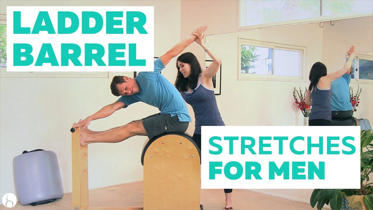 Basic Pilates Ladder Barrel Stretches for Men