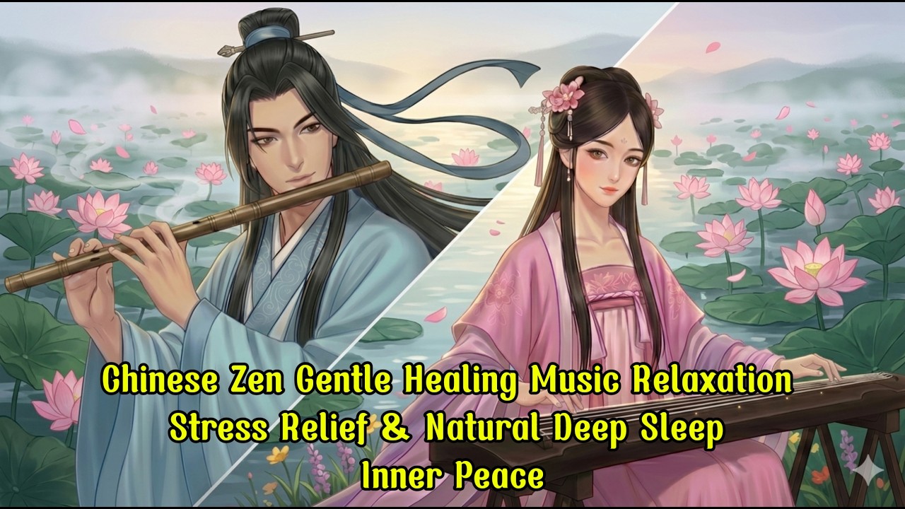 Chinese Zen Gentle Healing Music – Relaxation, Stress Relief & Natural Deep Sleep - Inner Peace