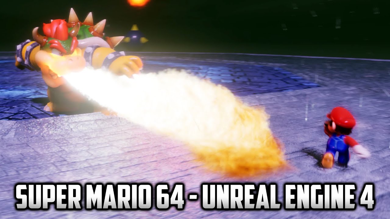 ⭐ Super Mario 64 - Bowser Fight - Unreal Engine 4