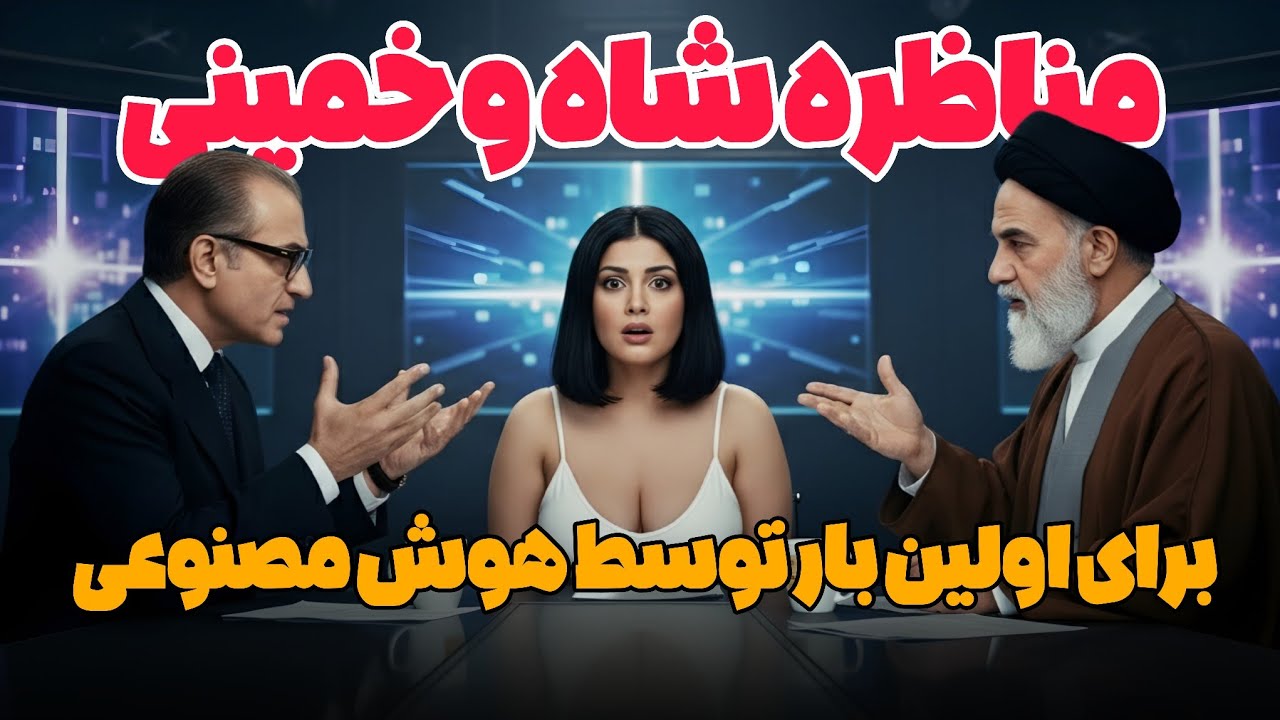 Невиданное ранее видео дебатов Шаха и Хомейни!