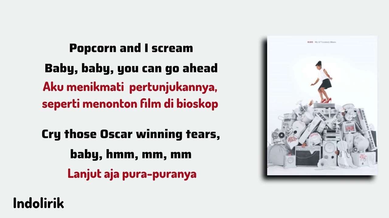 RAYE - Oscar Winning Tears | Lirik Terjemahan Indonesia