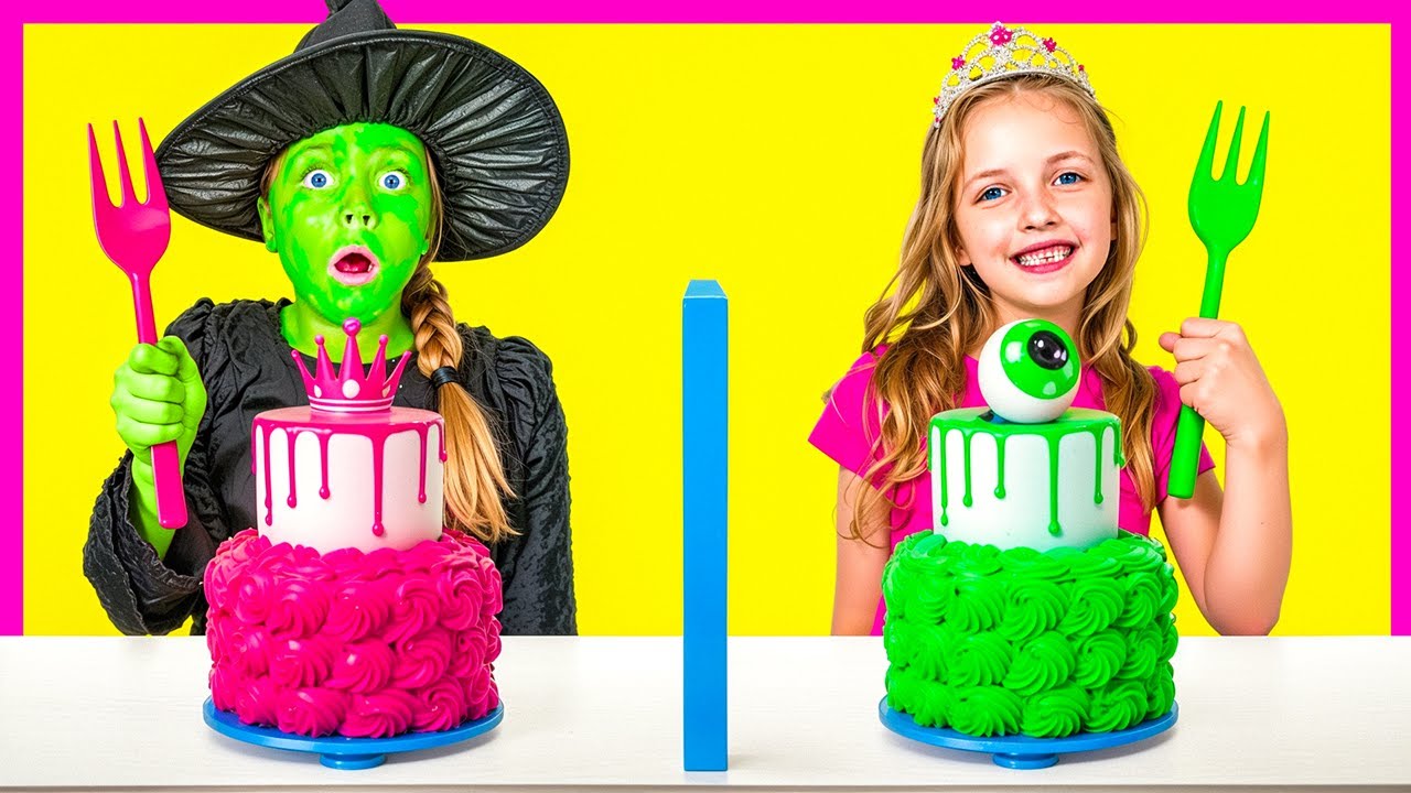 💚Elphaba kontra Glinda🩷 WICKED Twin Telepathy Cake Challenge! ... GOŚĆ NIESPODZIANKA ;)
