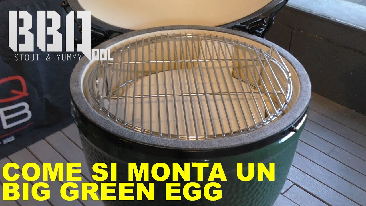 Come si monta un Big Green Egg taglia Large. 30 minuti e passa la paura