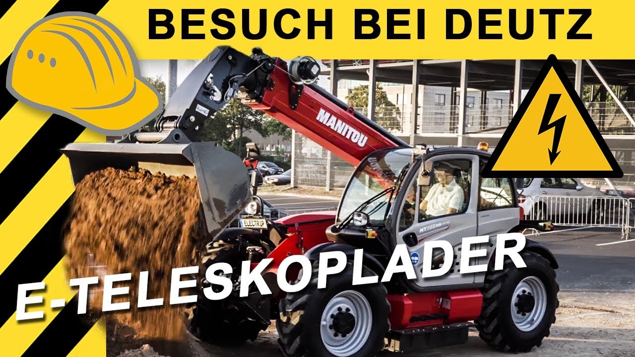 So fahren sich die Elektro Teleskoplader von DEUTZ | Test