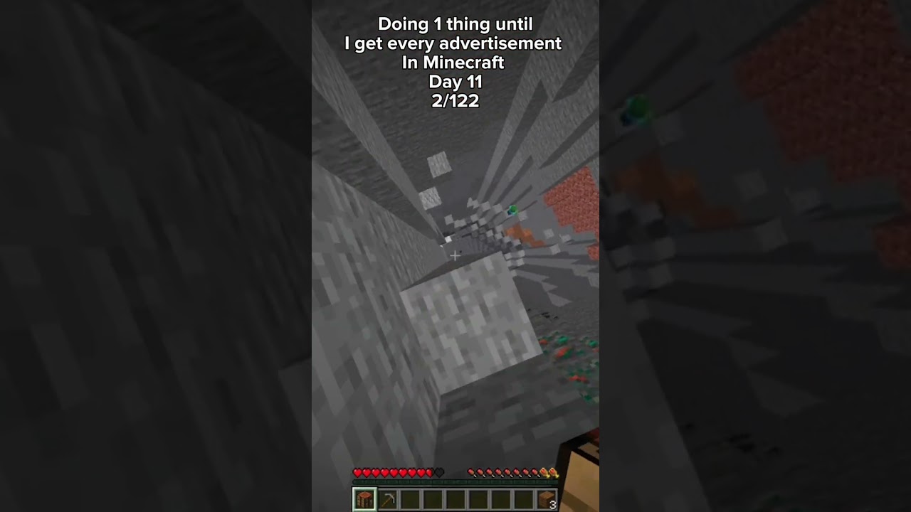 day 11 of doing 1 thing until i get every advancement in Minecraft #shorts