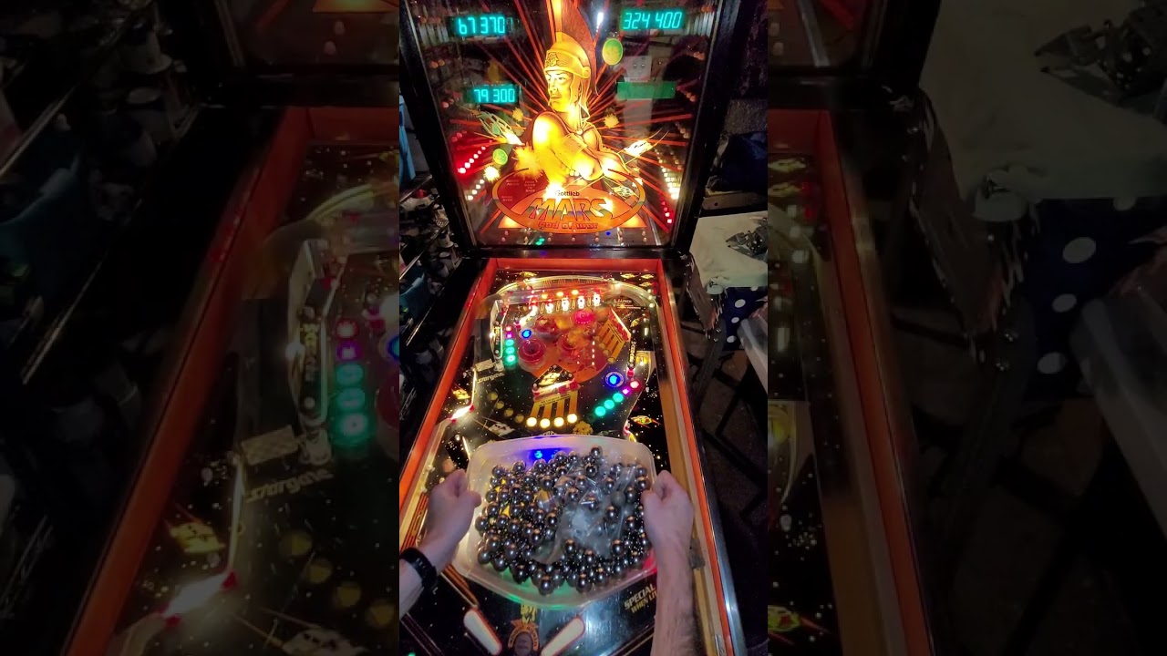1981 Gottlieb Mars God of War Pinball Gameplay and some rules explanation.