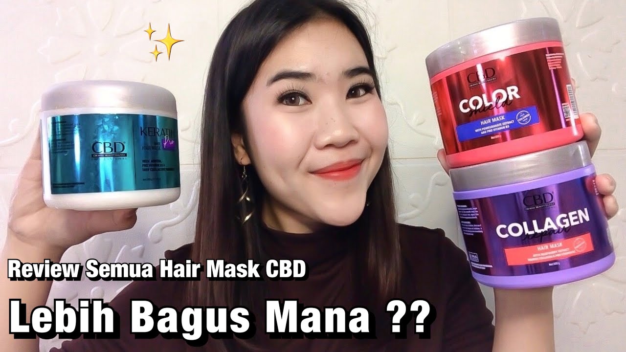 Review Semua Hair Mask CBD Keratin Pro, Collagen Repair & Color Shield