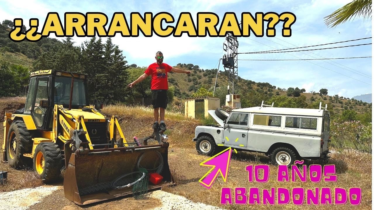 ¿ARRANCARA EL LANDROVER? y prestamos una excavadora!! Un día muy loco.