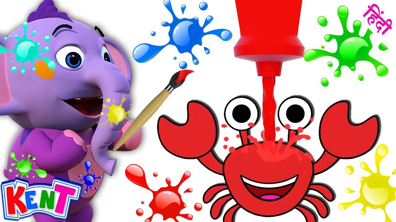 Ek Chota Kent | How To Draw A CRAB - कैसे बनाएं | Best Learning Videos for Toddlers in Hindi