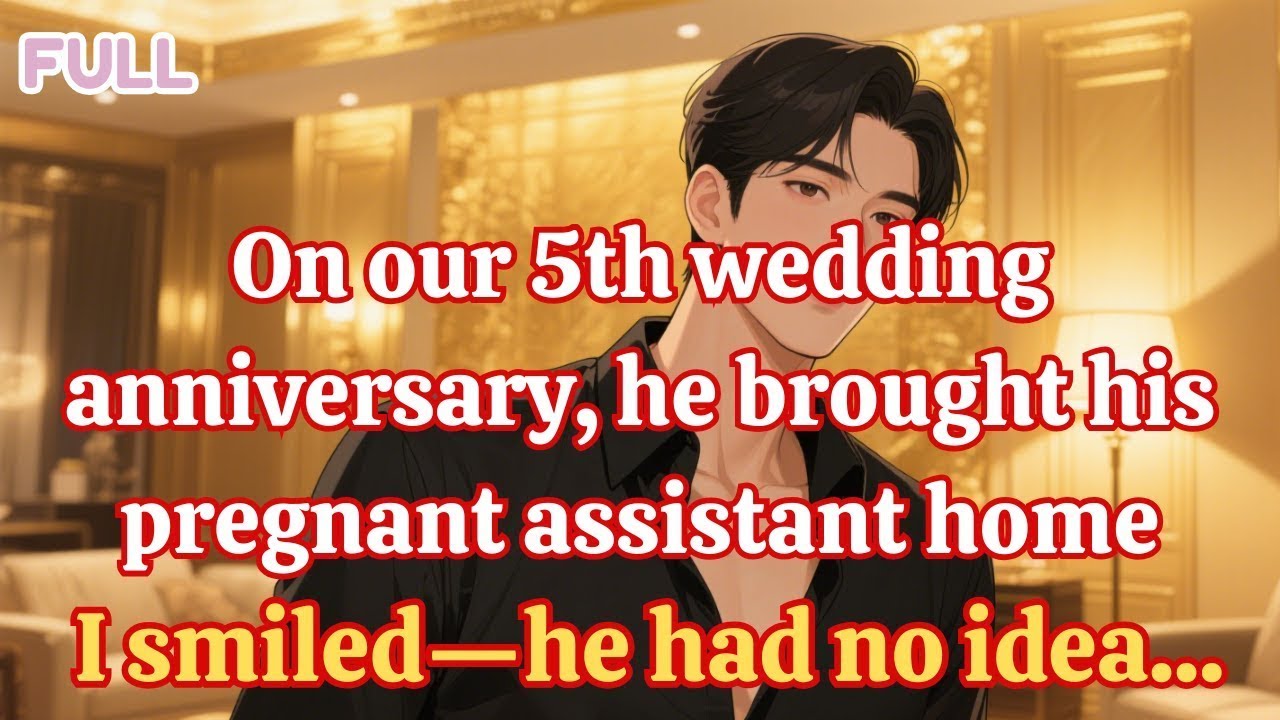 On our 5th wedding anniversary, he brought his pregnant assistant home  I smiled—he had no idea
