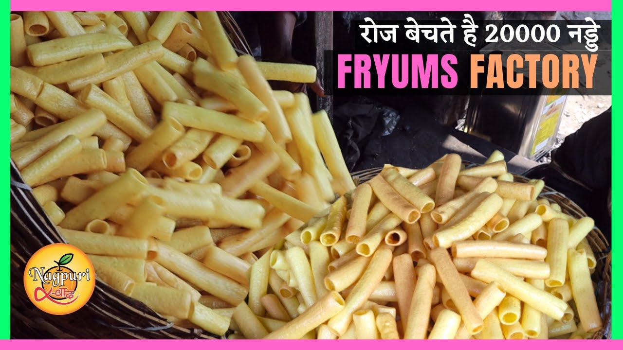 Nadde ka Karkhana Nagpur |  20000 Sold Daily | Fryums Factory | Nagpuri Swad