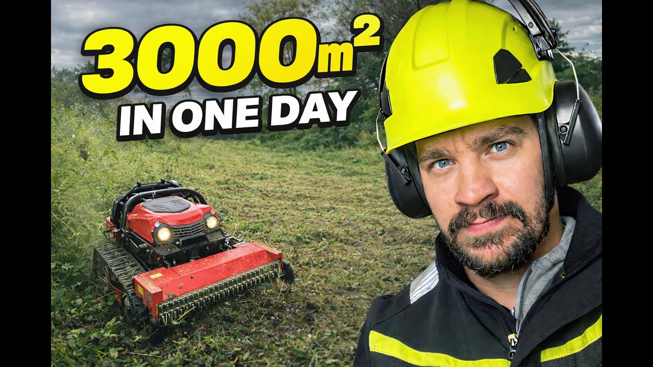 3000m2 IN ONE DAY I RC Lawn Mower