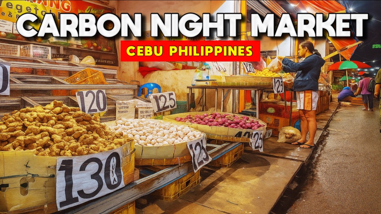 🐵 [HD #CEBU 🇵🇭 ] Carbon Market Cebu at Night: Raw, Real, and Wide Awake