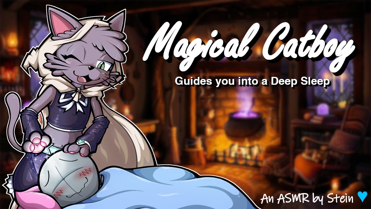 ASMR | Magical Catboy Guides you into Deep Sleep~ [Soft Spoken] [Tail Brushing] [Trigger Words]