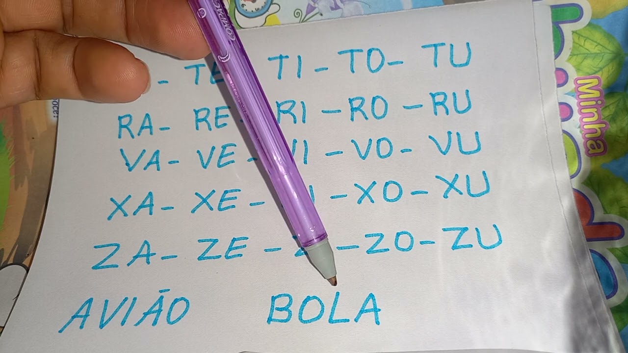 AULA COMPLETA ENSINANDO LER LETRAS, SÍLABAS, PALAVRAS E FRASES COM..