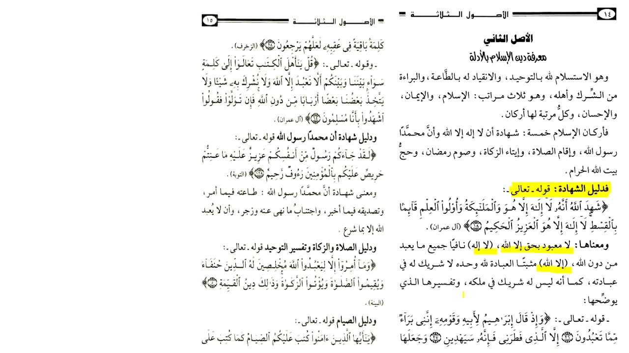 شرح الأصول الثلاثة | 16 | مراتب دين الإسلام || المرتبة الأولى || الإسلام #بصائر_للناس​​​