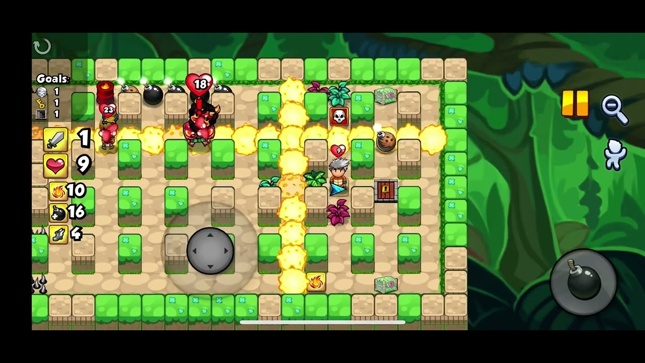Bomber Friends! Tropical Quest Level 30