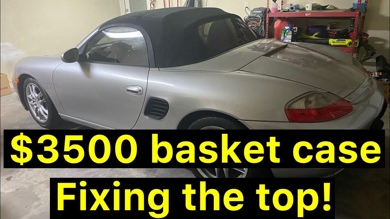 Basket case Porsche: Convertible Top repair