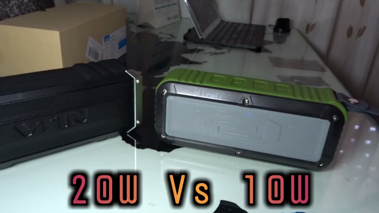 COMPARATIVA Altavoz 20w Vs 10w Bluetooth 4.0