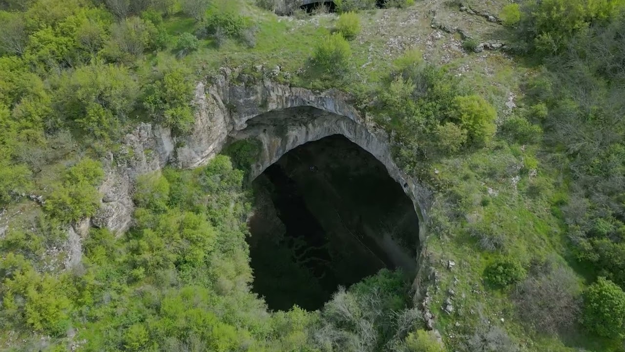 Devetashka Cave, Bulgaria 4K Drone footage