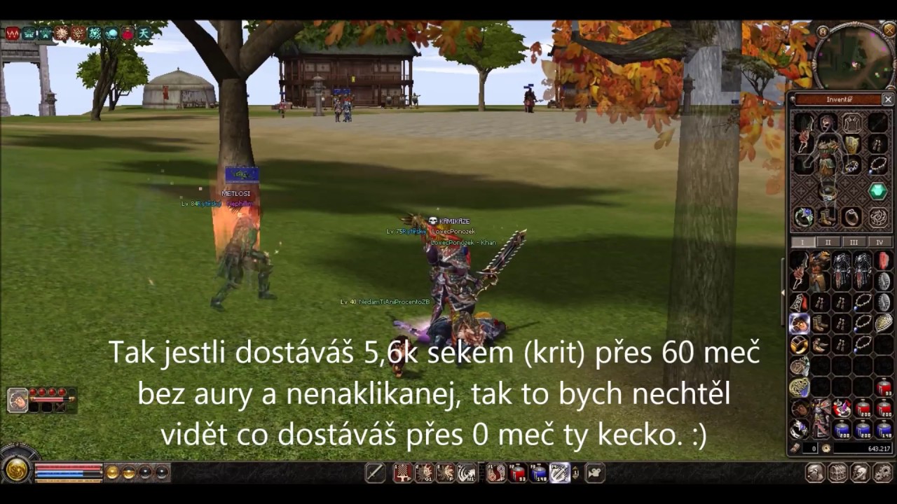 Metin2 CZ Fenix - LovecPonozek - Boj proti ''fans''