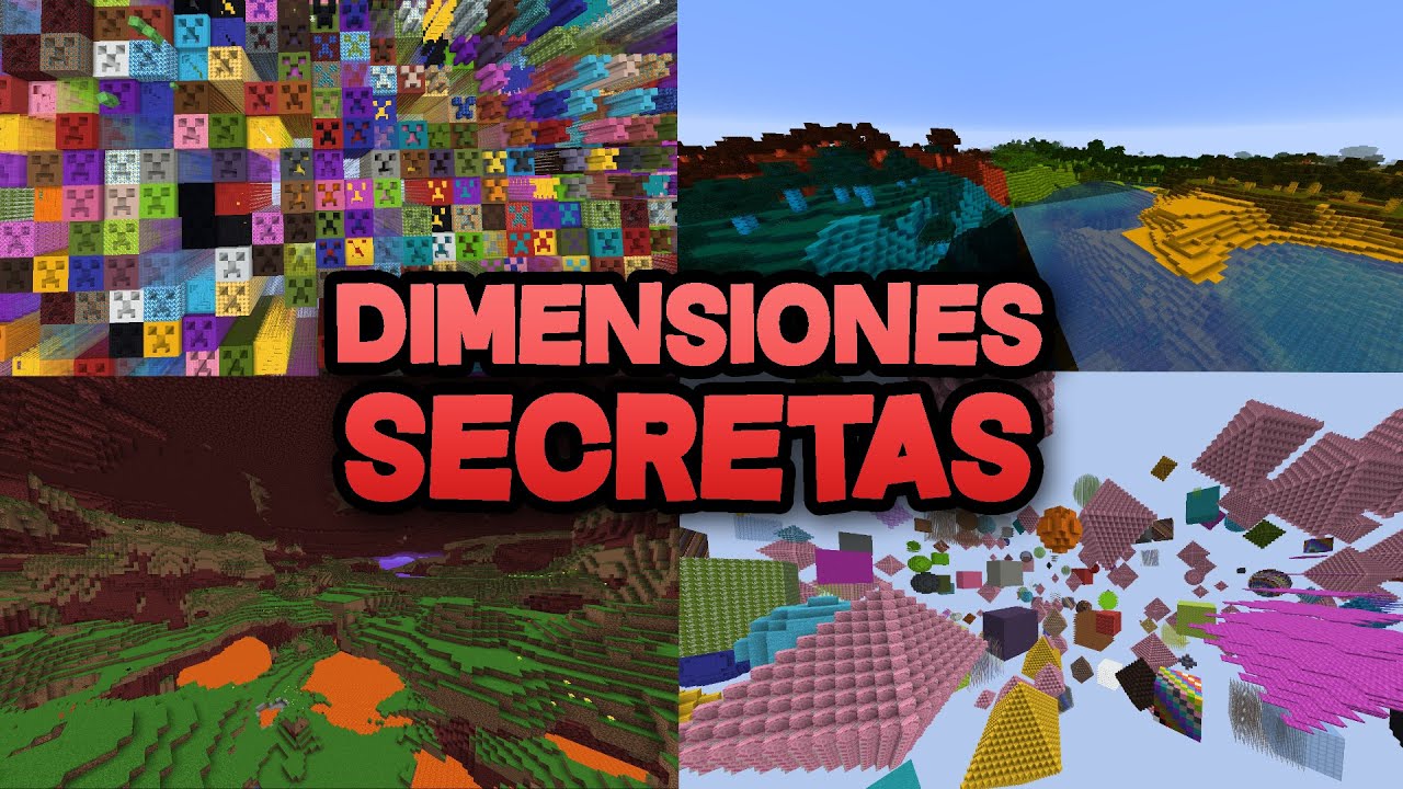 EASTER EGG: LAS +40 DIMENSIONES SECRETAS DE MINECRAFT - 20W14&infin;