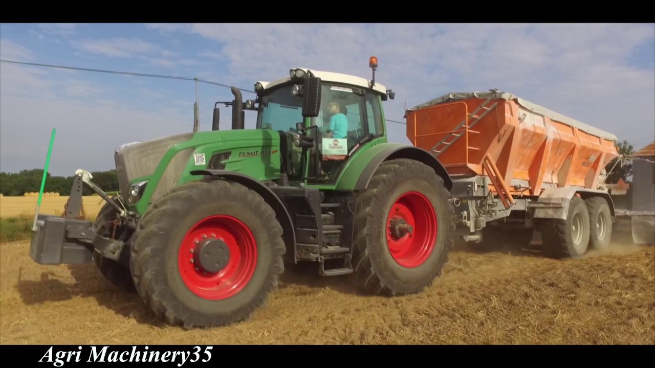 NEW Fendt 936 et 927 &agrave; l'&eacute;pandage de Chaux 2018