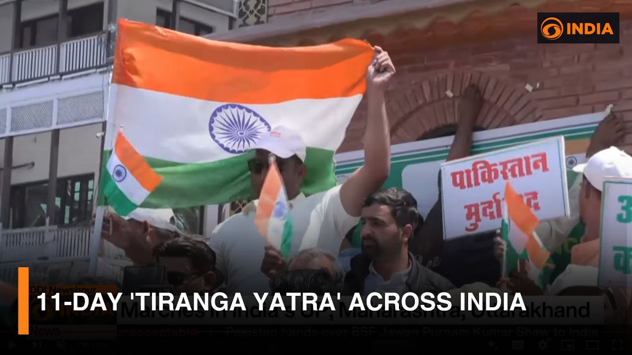 11-day 'Tiranga Yatra' Across India | DD India