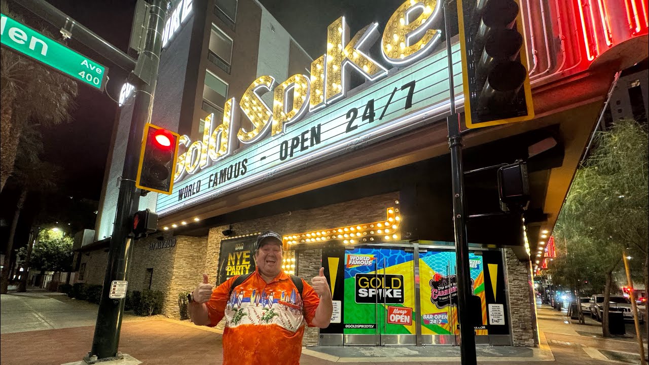 Gold Spike Las Vegas: Full Tour And Review: The Best Happy Hour In Downtown Vegas! Cheap Area 15!