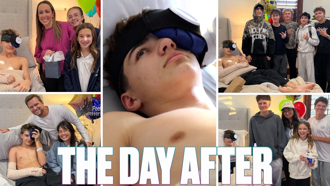 WAKING UP FROM FACE SURGERY WITH A BROKEN ARM
