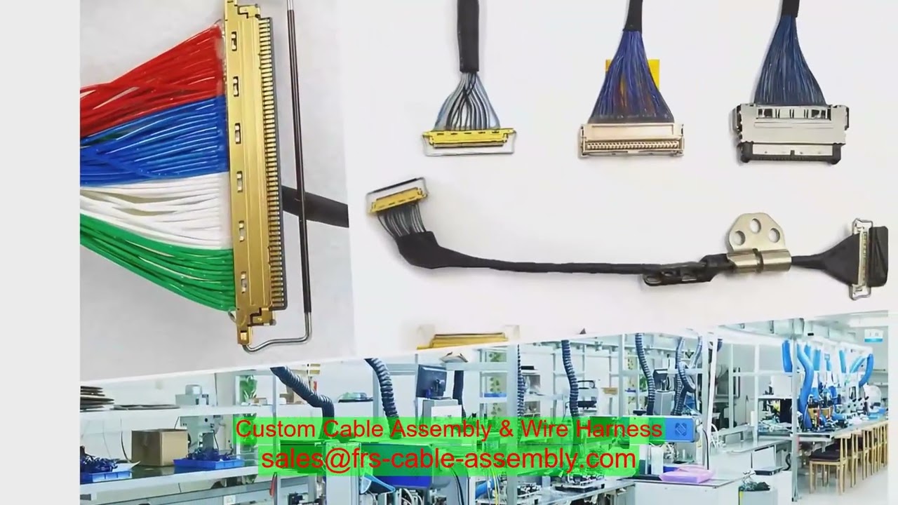 Fine Pitch Connector Cables Ultrasound Micro Coax Cable Low Noise Design Carlisle Coaxial