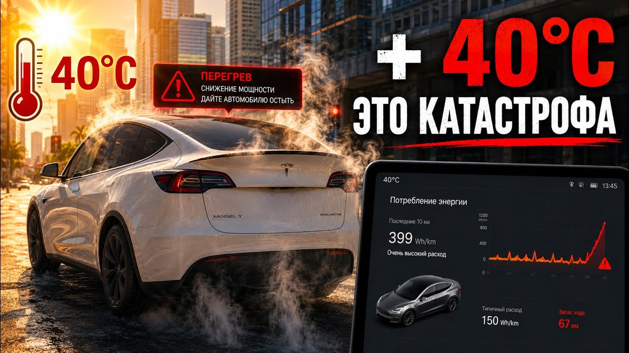 + 40 ; Tesla на пределе! Ваше мнение ? 