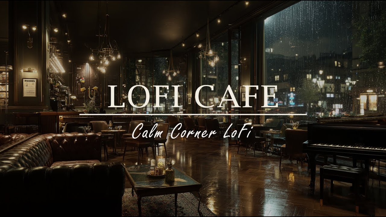 Rainy Night Saxophone Lo-Fi Jazz ☕ Elegant Café Music for Focus & Reflection