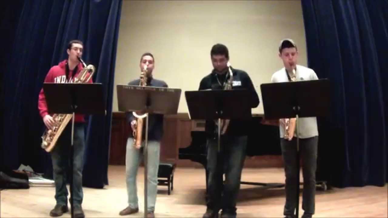 The Twelve Tunes of Christmas for Saxophone Quartet
