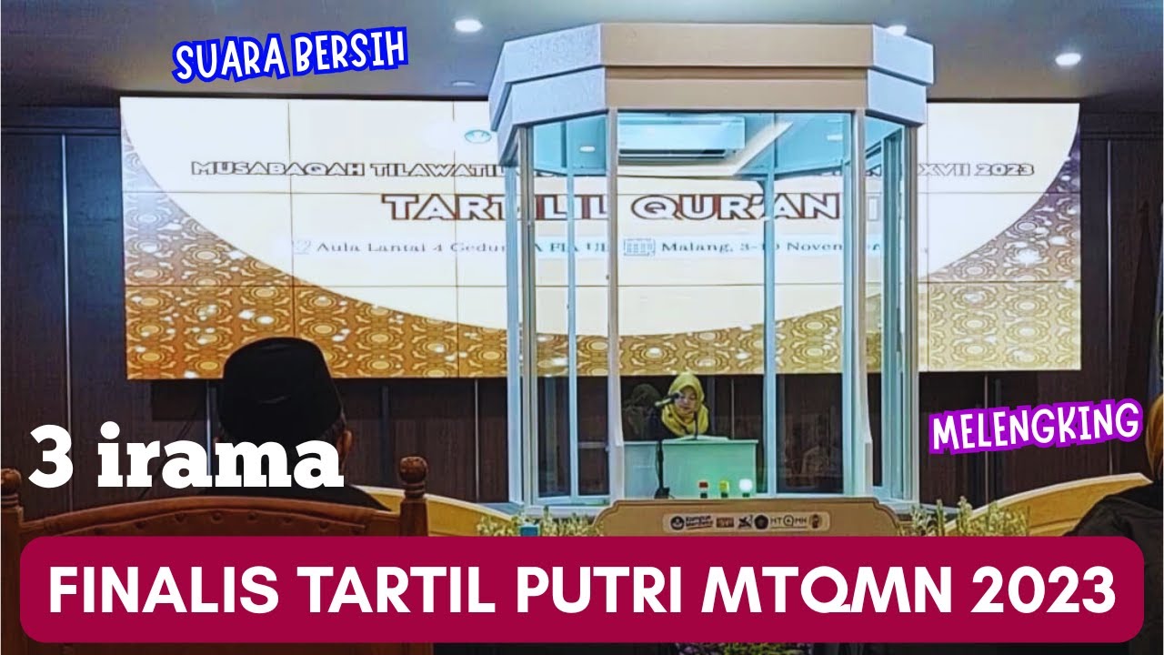 FINALIS TARTIL QURAN PUTRI (QS HUD: 36) MTQMN 2023 DI UNIVERSITAS BRAWIJAYA #mtq #mahasiswa
