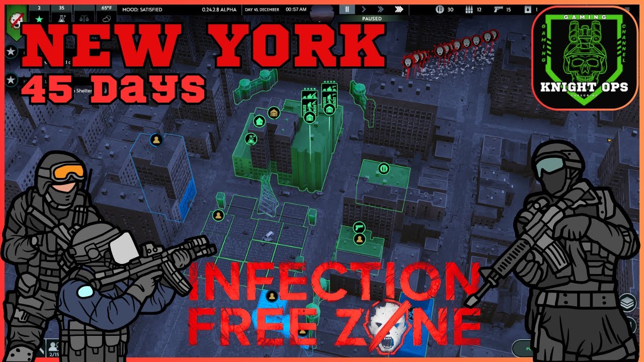 Surviving New York City! Infection Free Zone - Full Playthrough